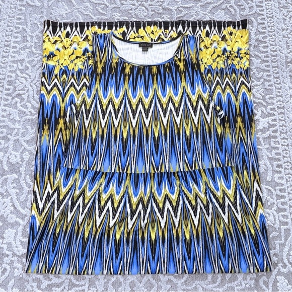 J. Jill Wearever Collection Ikat Print Midi Dress - Picture 6 of 13